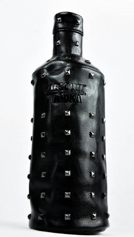 1 bouteille d'emballage Absolut Vodka, jupe Masquerade en cuir, emballage cadeau neuf