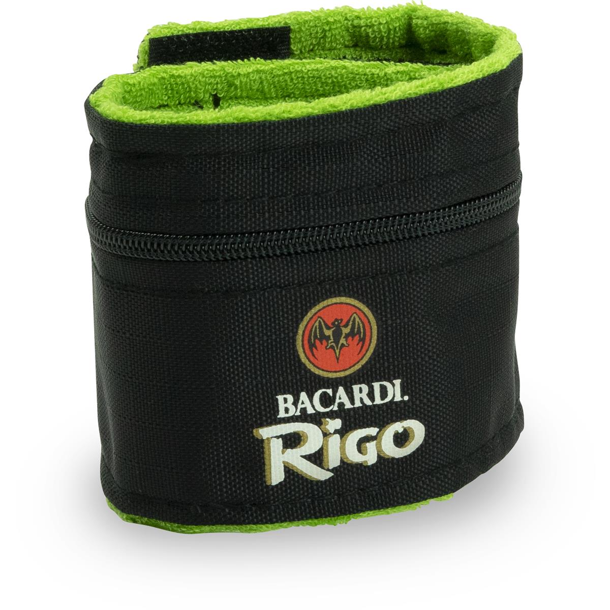 1 pochette à monnaie Bacardi Rum avec fermeture éclair « Rigo » noir/vert neuve – Vue 2