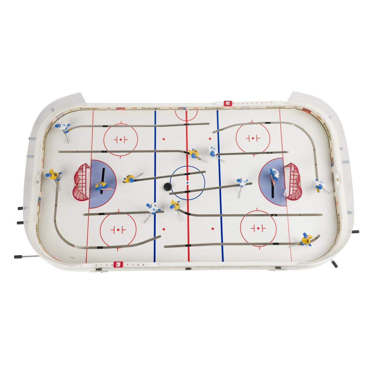 1 jeu de baby-foot « Stiga » Freiberger Bier, env. 50 x 100 cm, avec figurines et palettes, neuf – Vue 3