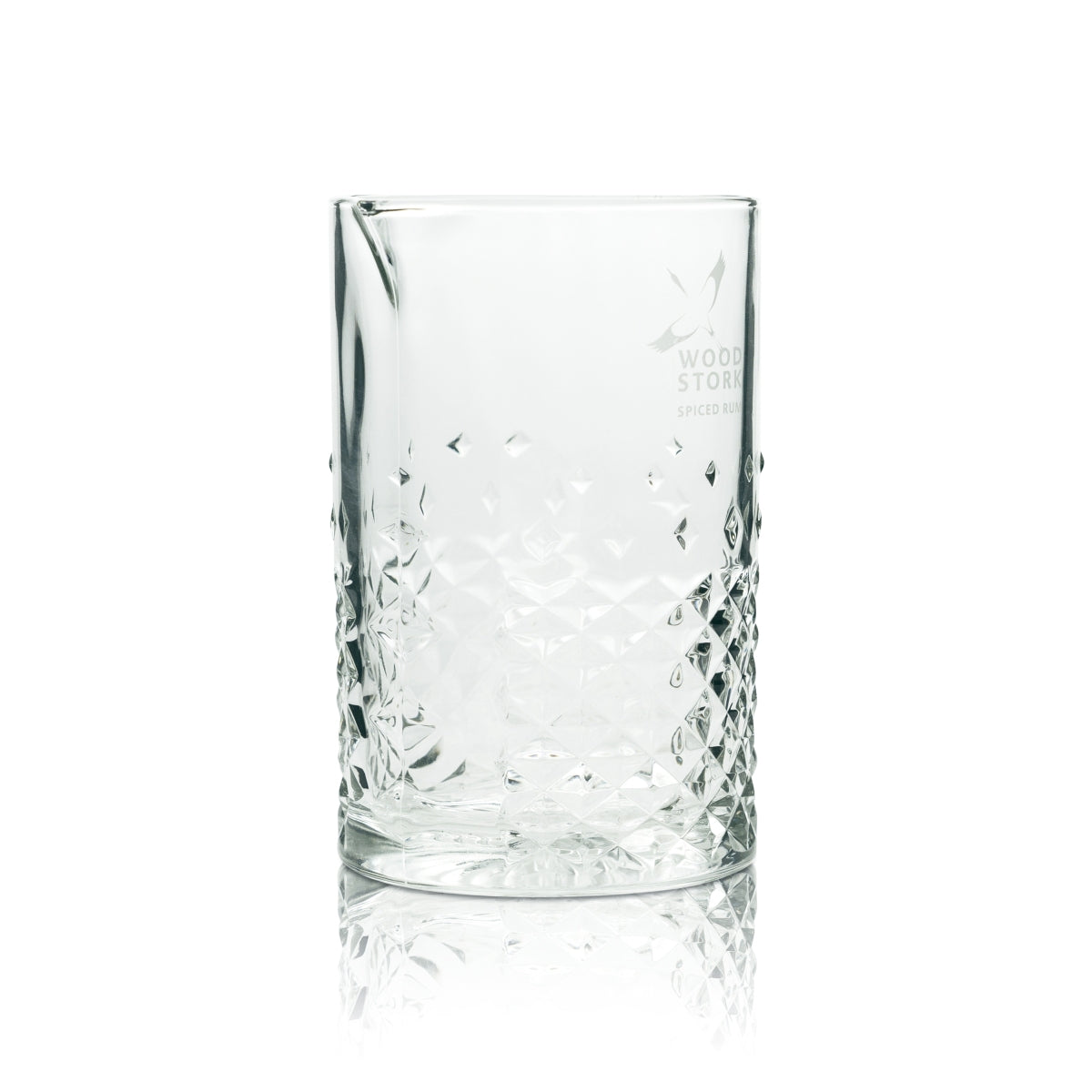 1 verre à mélange Wood Stork Rum 0,75 l, nouveau design en relief – Vue 3