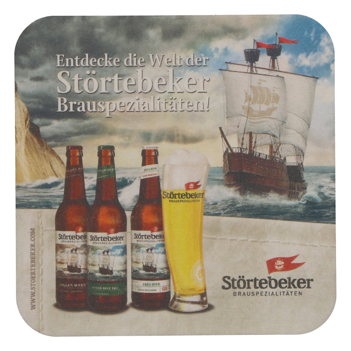 100 sous-verres « Störtebeker » avec bière gratuite – NEUF – Accessoires pour la restauration et les bars – Vue 3