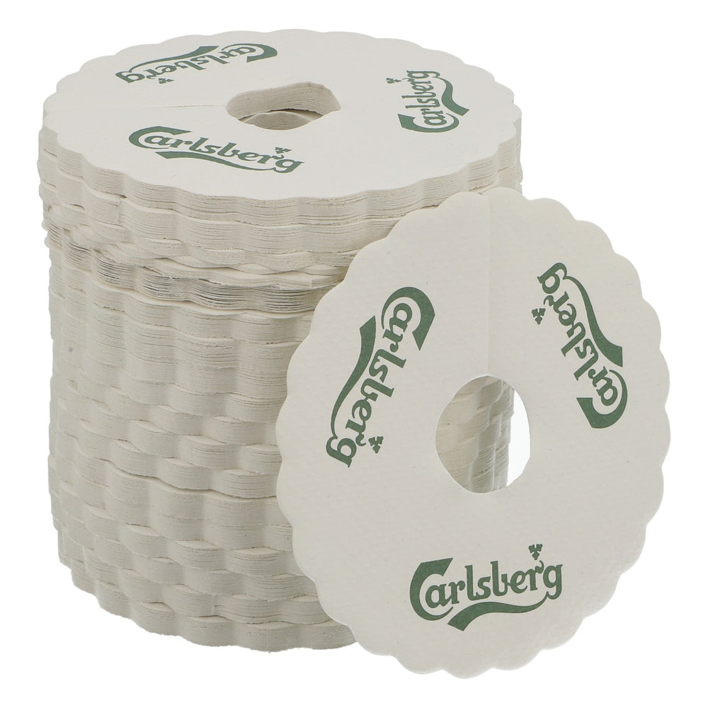 1000x Carlsberg Bière Napperons en papier Pilsdeckchen Pare-gouttes Sous-verres en papier
