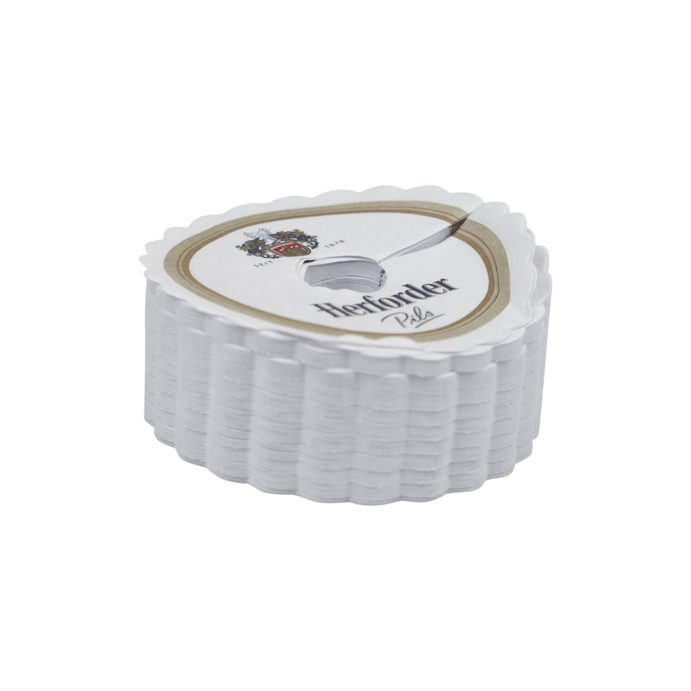 1000 sous-verres Herforder Bier Pilsdeckchen Pilsrosette Tropfendecke Glas