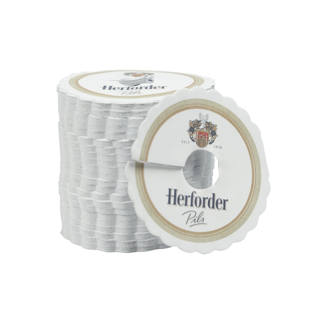 1000x rosettes de bière Herforder Pils collerette gouttes napperons verres gastronomie
