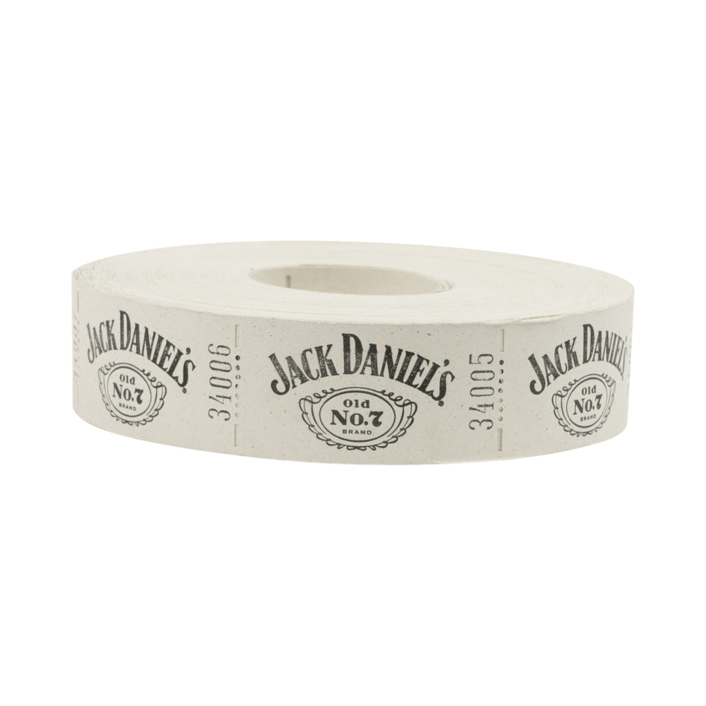 1000 jetons Jack Daniels Whiskey Rouleau de tickets Boissons Jetons Bar