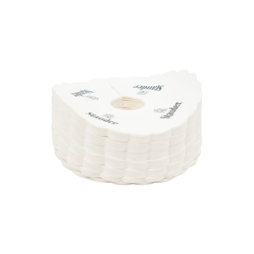 1000x sous-verres Stauder Rosette Pils, napperons goutte-eau blancs, fleur égouttoir