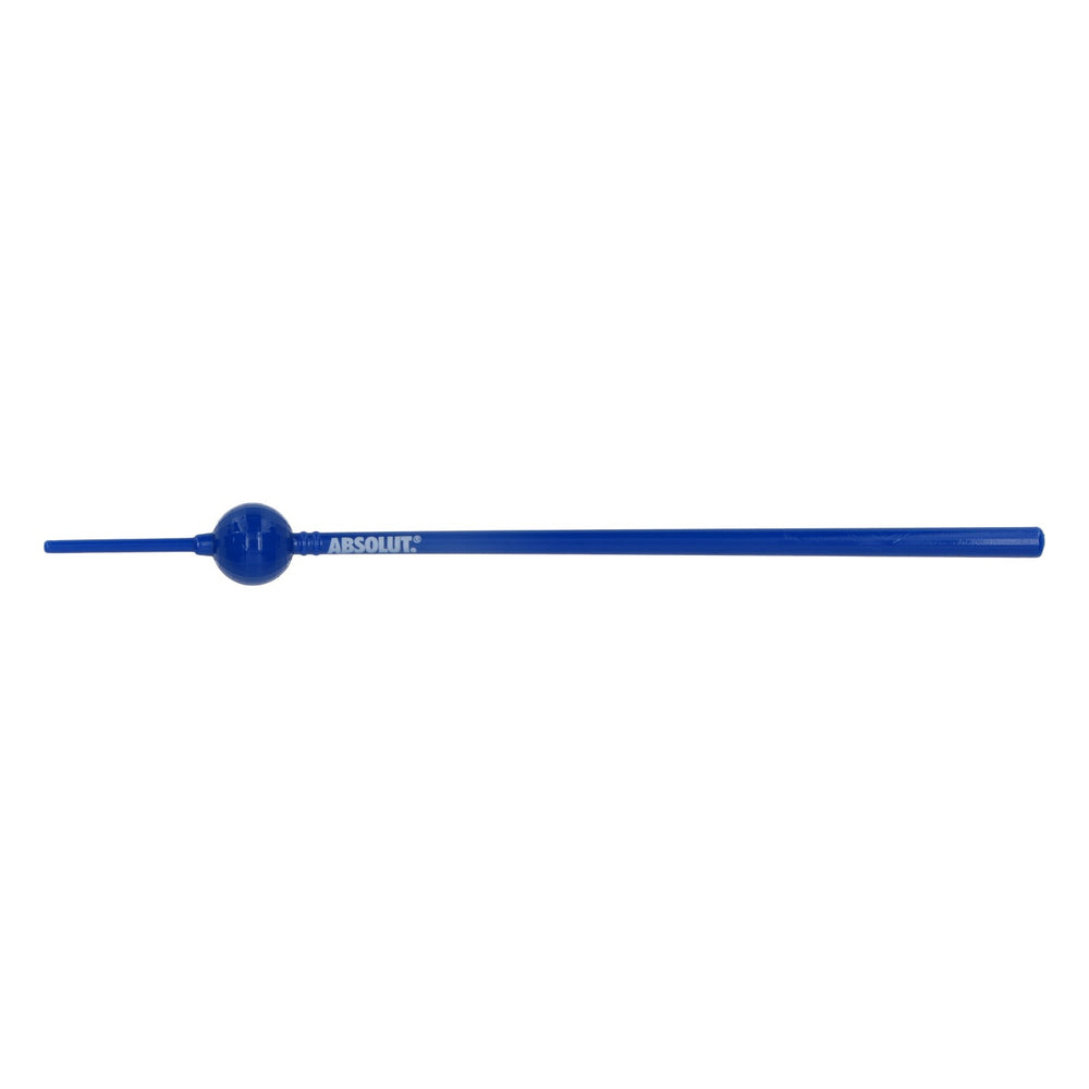 100x Absolut Vodka Stirrer Agitateur Accessoires de bar « Tour de télévision de Berlin » bleu