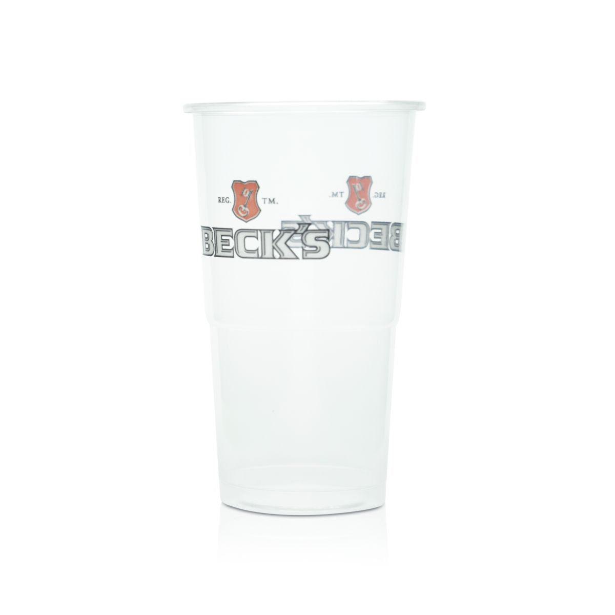 100 gobelets jetables Becks en verre 0,3 l Gobelets en plastique Verres à bière Fête Festival Bar – Vue 3