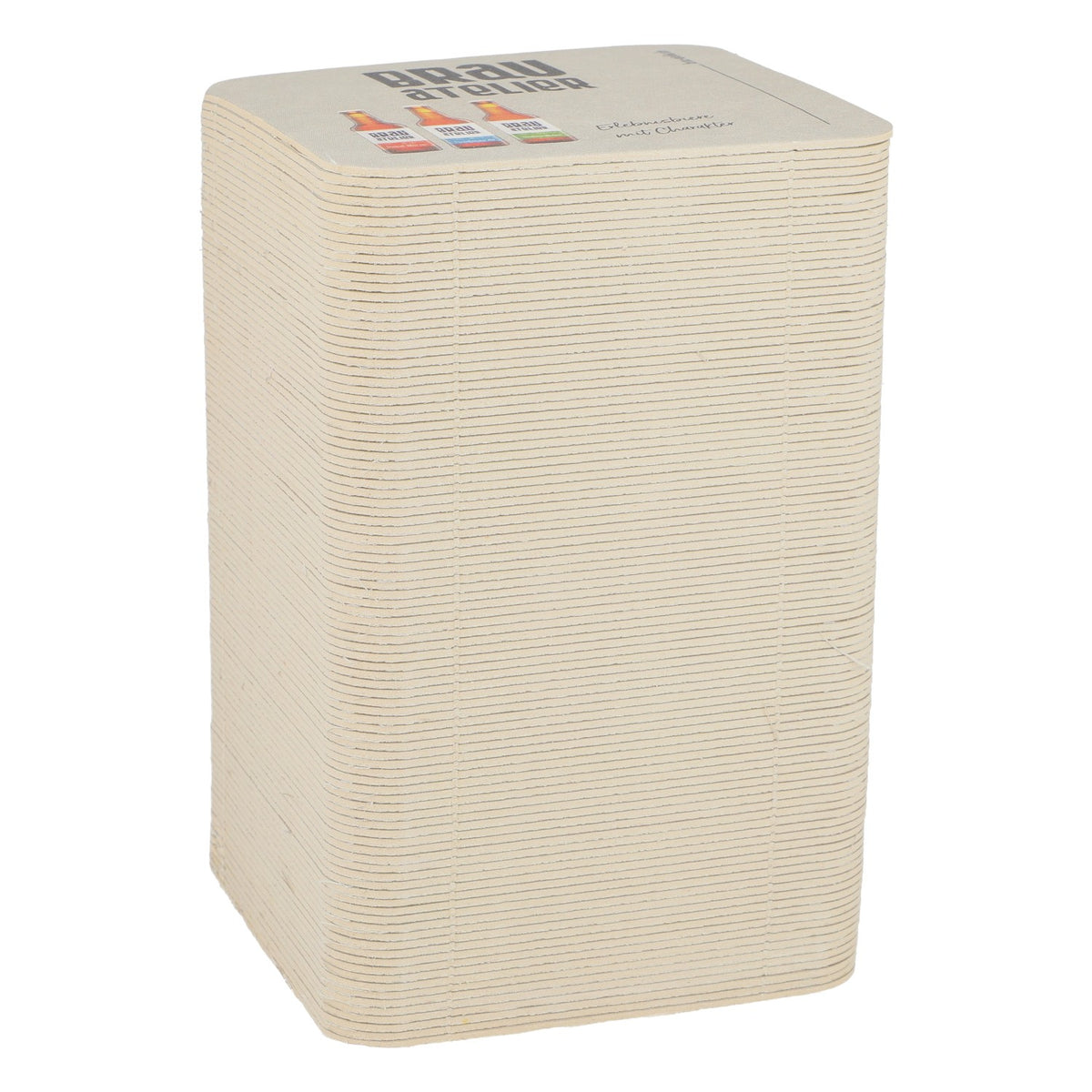 100x Brauatelier Sous-verres Sous-verres en verre 9,5x9,5cm – Vue 2