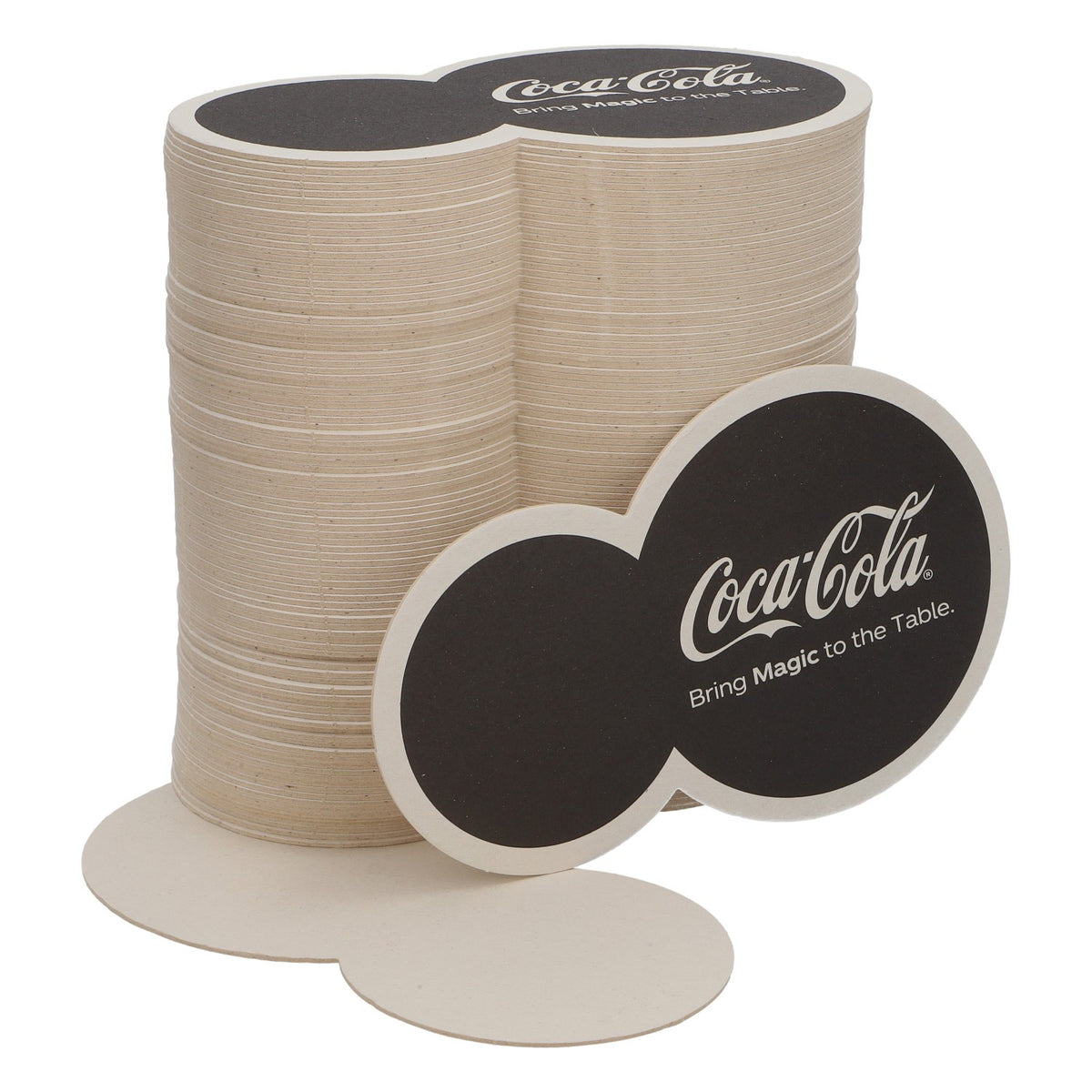 100 sous-verres Coca Cola pour bouteilles et verres « Bring Magic To The Table » nouveau