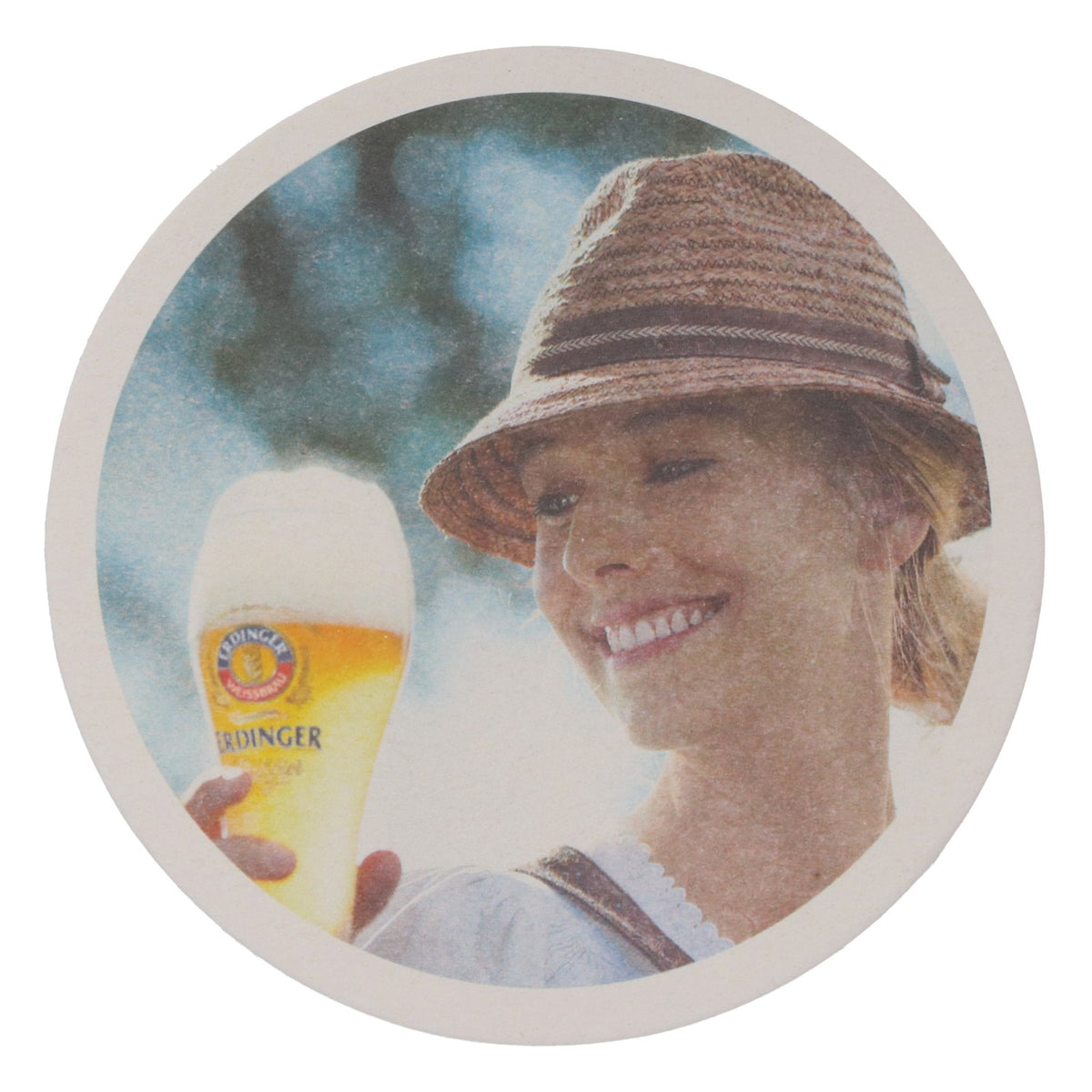 100 sous-verres en carton Erdinger Weissbräu, sous-verres en carton, sous-verres en verre, diamètre 10,5 cm – Vue 4