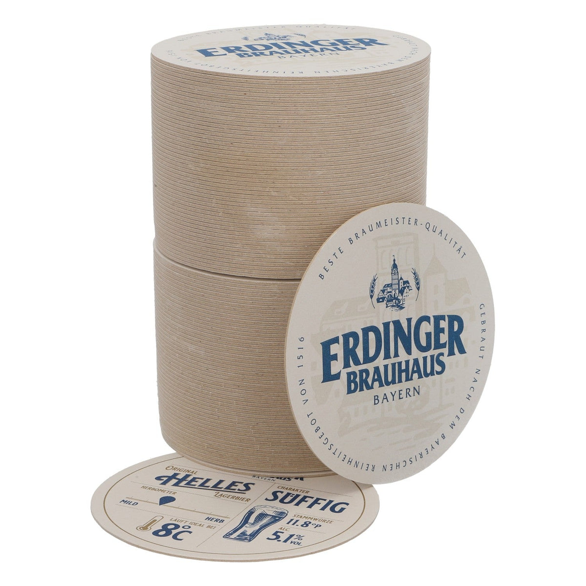 Lot Erdinger Bier Bar II comprenant 12 verres à bière 0,5 l/0,3 l et 100 sous-verres – Vue 4