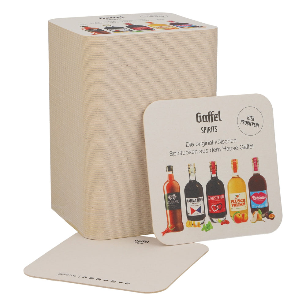 100x sous-verres Gaffel Bier sous-verres en verre accessoires de bar spiritueux