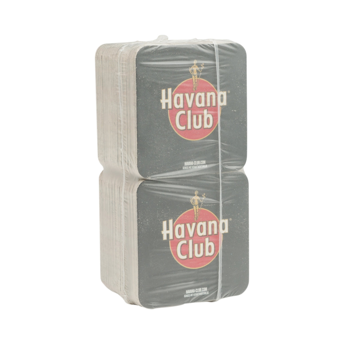 100x sous-verres Havana Club Rum, noir, 9 x 9 cm, rouge, feutre pour verre – Vue 4