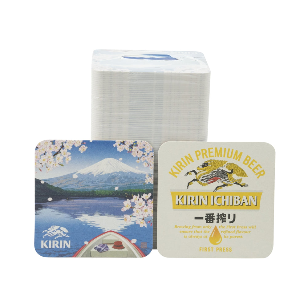 100 sous-verres Kirin Ichiban 9 x 9 cm Coaster Beer Protection anti-gouttes Gastro