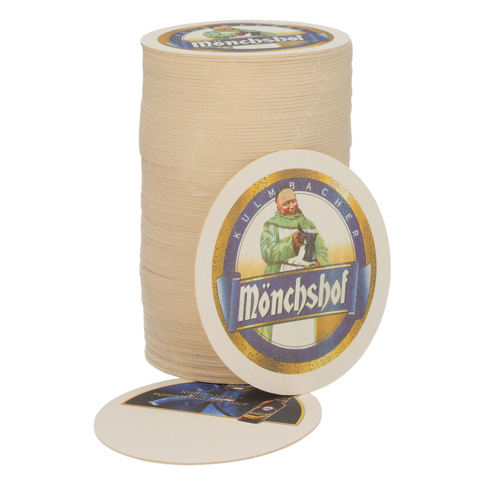100x Sous-verres Kulmbacher Reichelbräu Mönchshof ovales