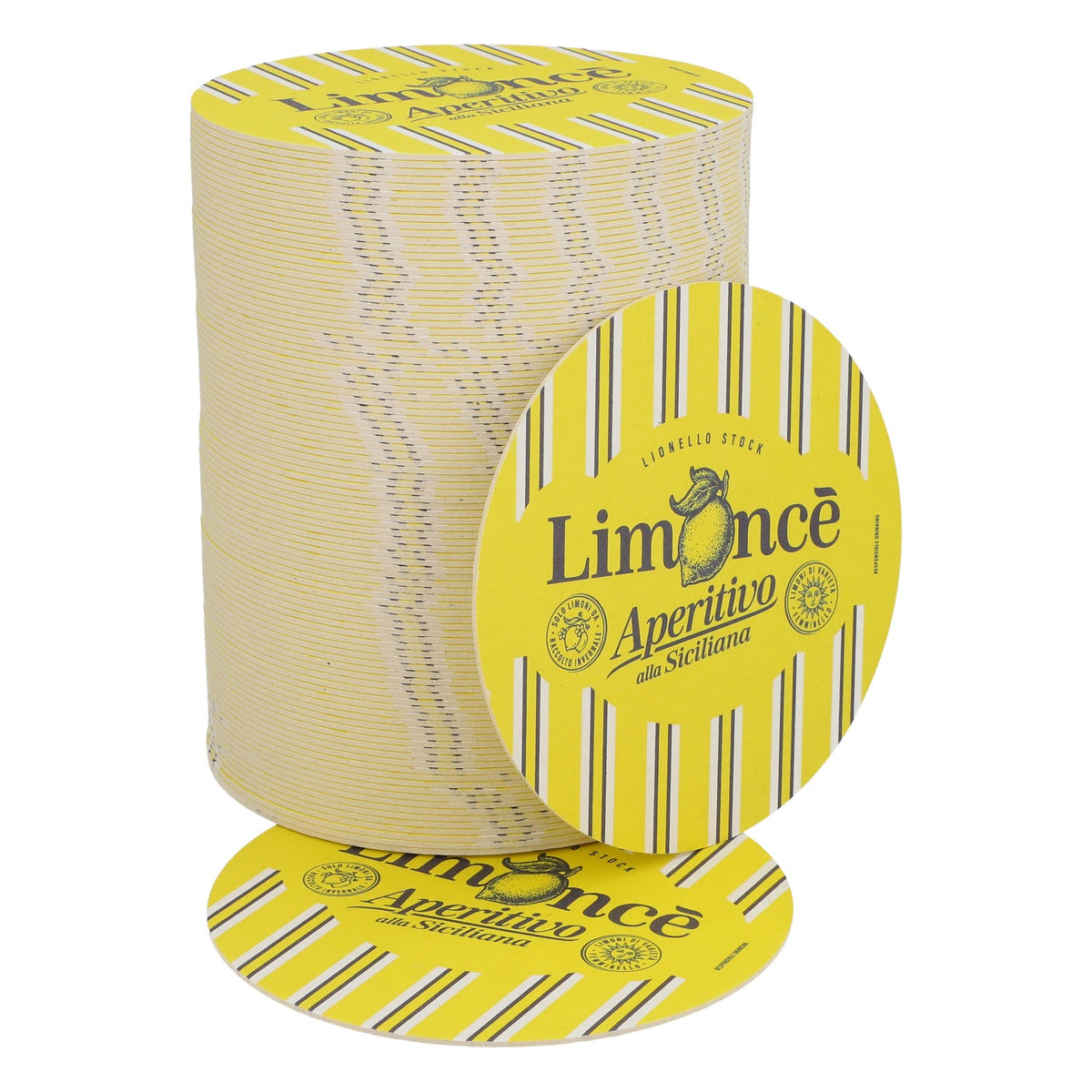 100x sous-verres en verre Limonce Likör