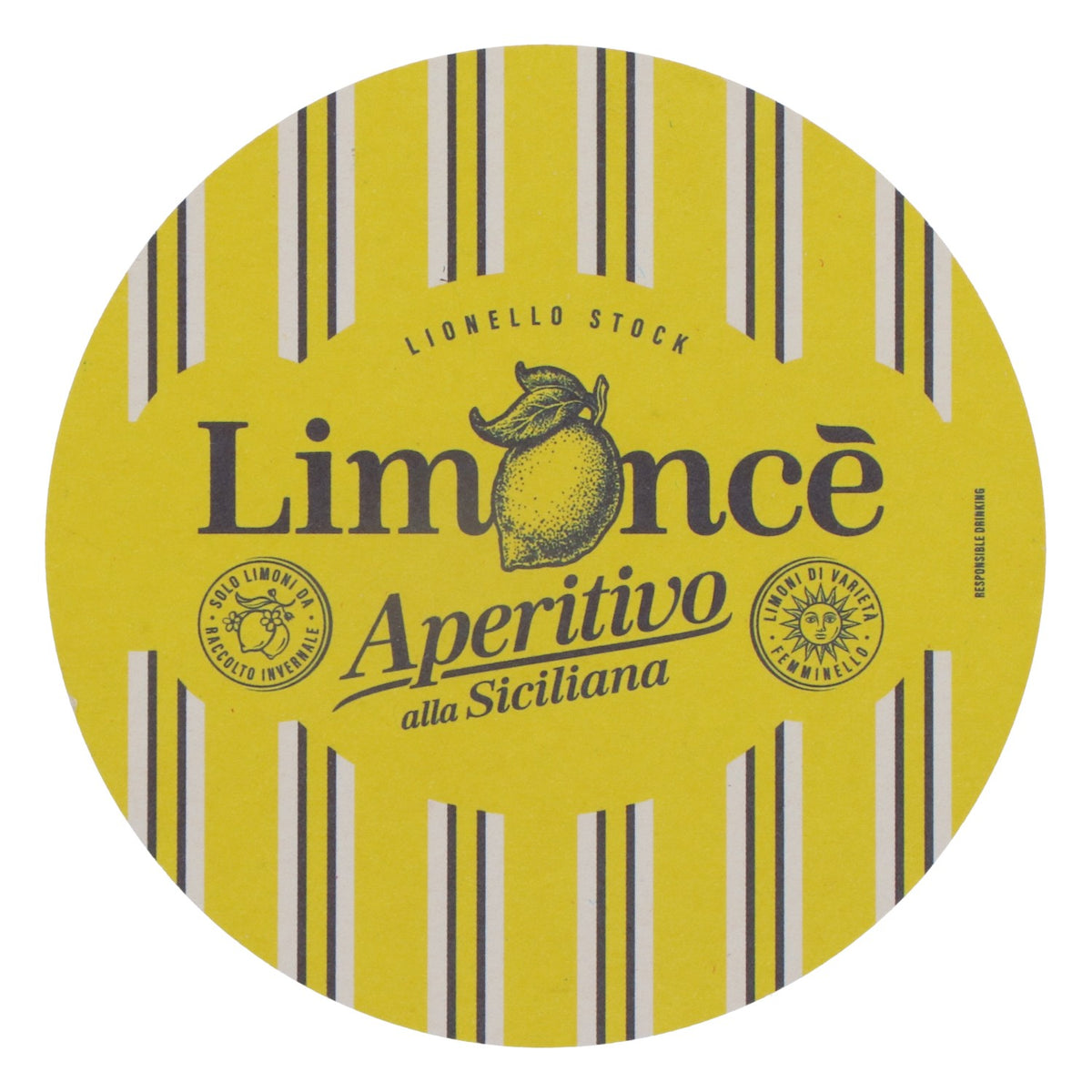100x sous-verres en verre Limonce Likör – Vue 2