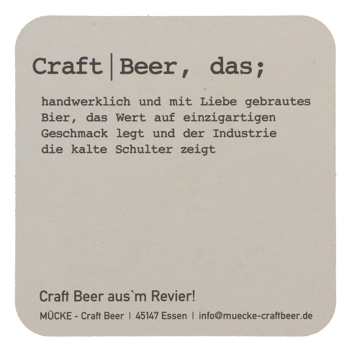 100x Sous-verres à bière Mosquito Craft Beer – Vue 4