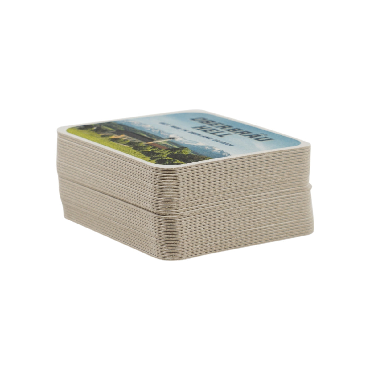100 sous-verres Oberbräu Hell 11 cm pour verres en papier – Vue 3