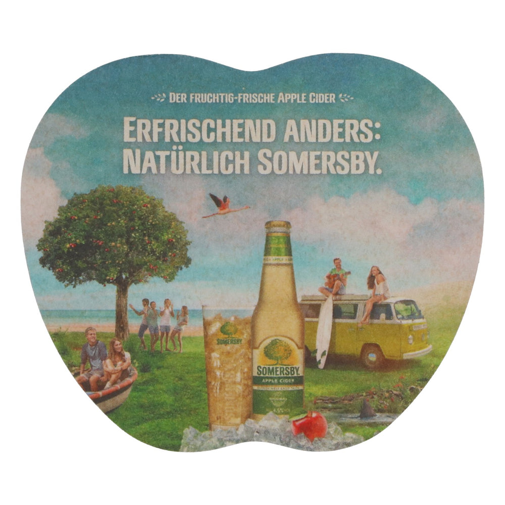 100 sous-verres Somersby Cider en forme de cœur - Accessoires de bar - Neufs, dans leur emballage d'origine