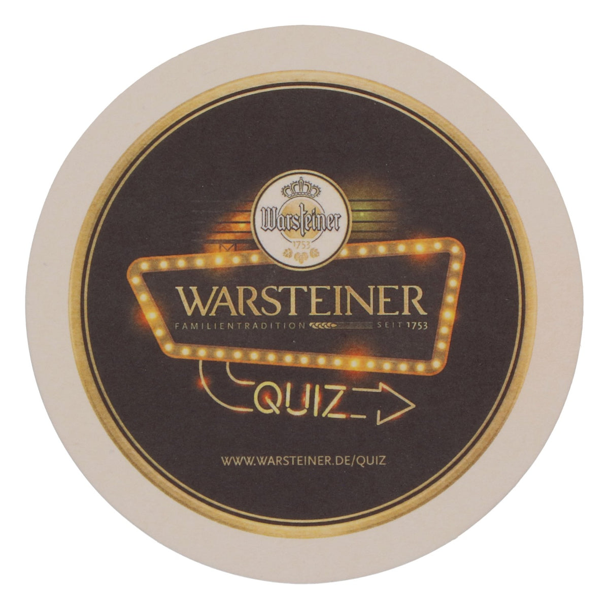 100 sous-verres Warsteiner Ø 10,5 cm « Quiz » – Vue 3