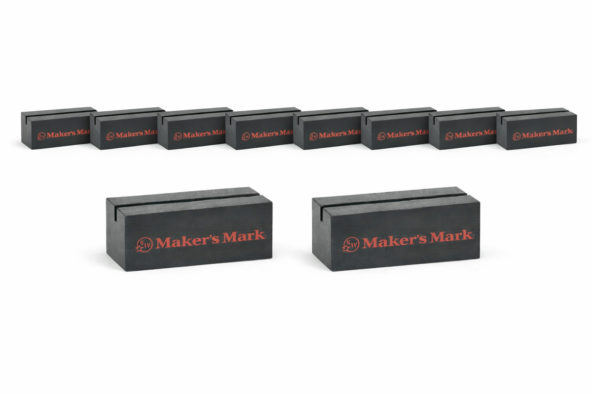 10x présentoirs de table Makers Mark pour menus, cartes des plats et des boissons, bars gastronomiques, cafés
