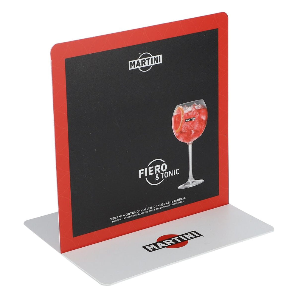 10x chevalet de table Martini, chevalet publicitaire en papier, panneau publicitaire pour la restauration