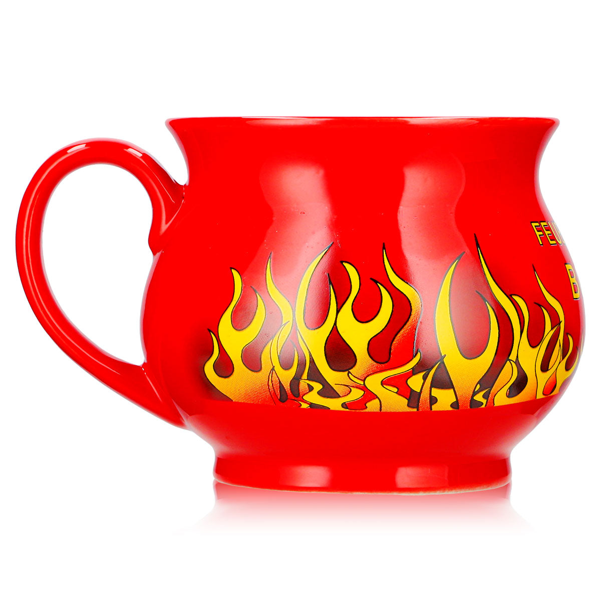 4 tasses à vin chaud Mohaba, forme sphérique, « Feuerzangenbowle », rouge vif, 0,2 l, graduées – Vue 4