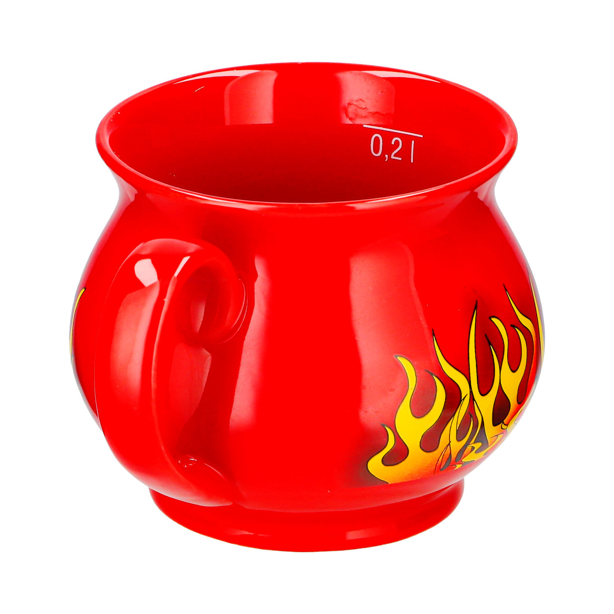 4 tasses à vin chaud Mohaba, forme sphérique, « Feuerzangenbowle », rouge vif, 0,2 l, graduées – Vue 7