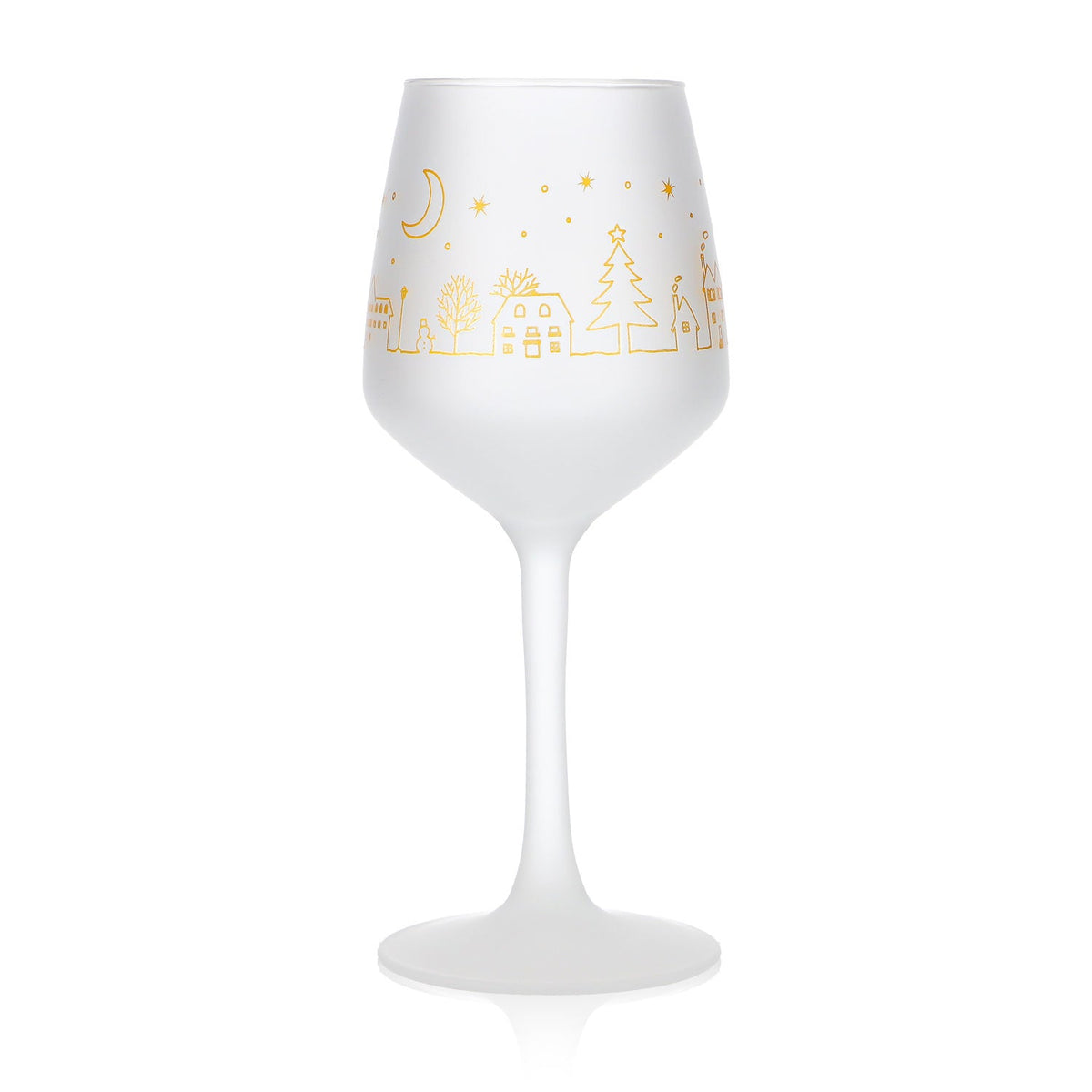 6 tasses à vin chaud Mohaba « Lineal 31 » en verre satiné, forme tulipe, 0,2 l, graduées – Vue 2