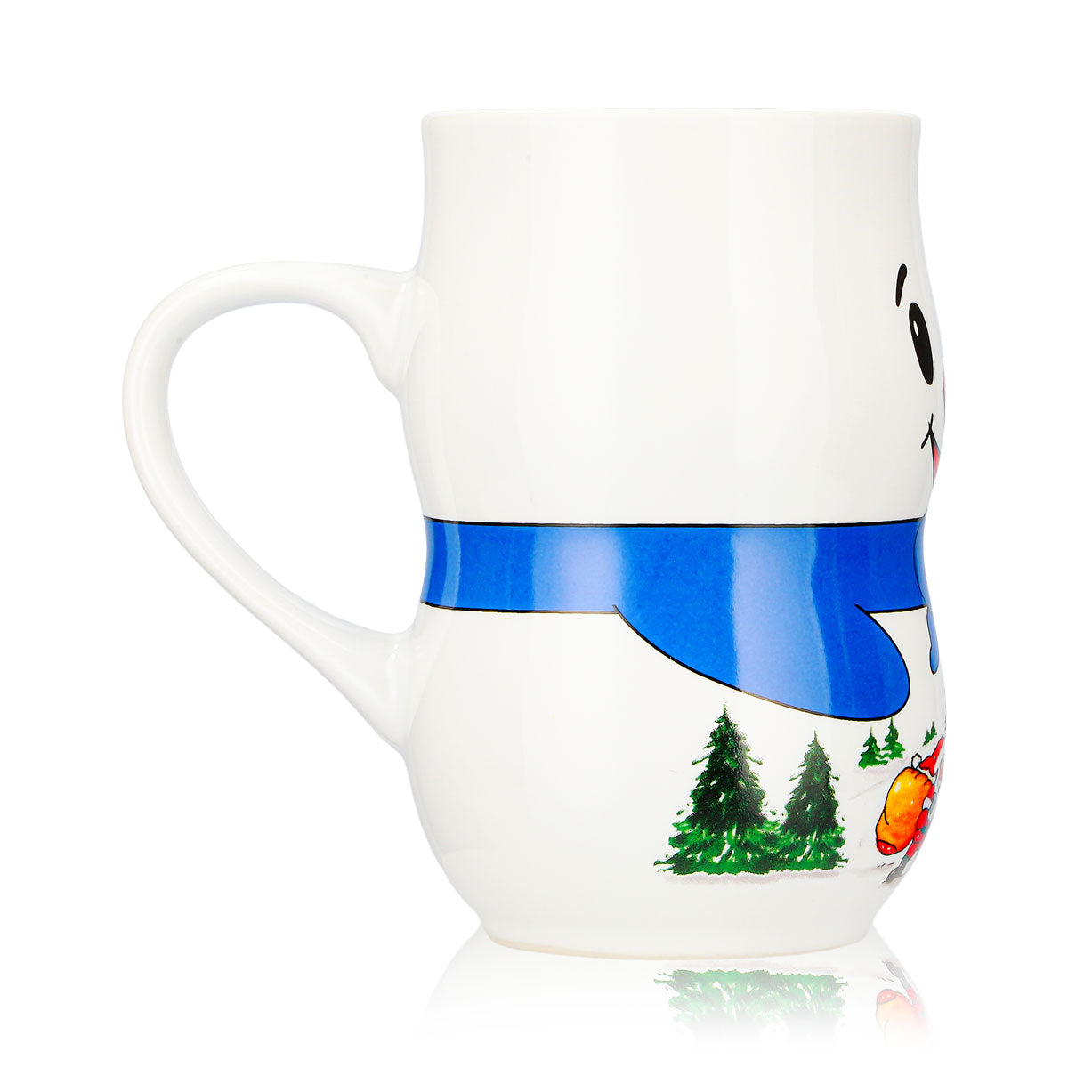 2 tasses à vin chaud Mohaba « Bonhomme de neige » Iceman Père Noël, blanches, 0,2 l, graduées – Vue 4