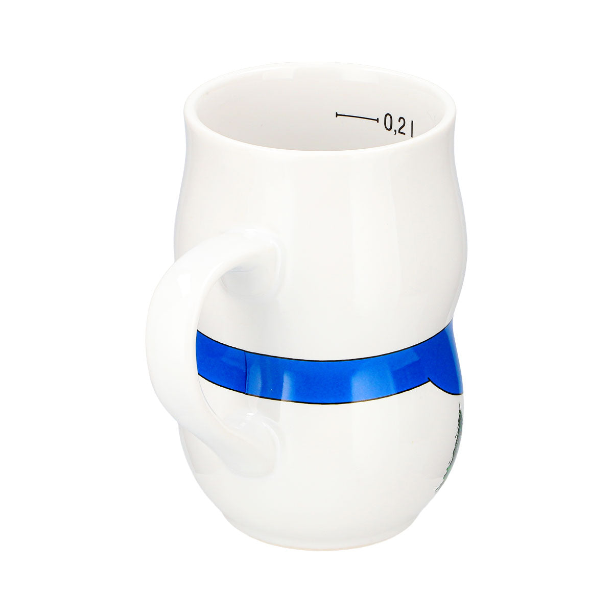12 tasses à vin chaud Mohaba « Bonhomme de neige » Iceman Père Noël, blanches, 0,2 l, graduées – Vue 7