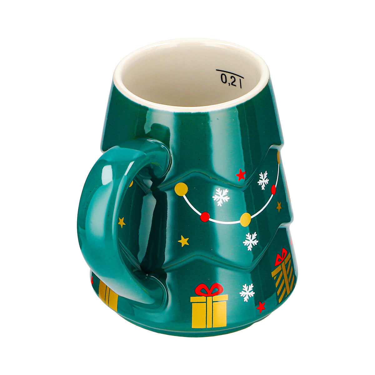 4 tasses à vin chaud Mohaba « Sapin » vert foncé / Chamonix, 0,2 l, graduées – Vue 7