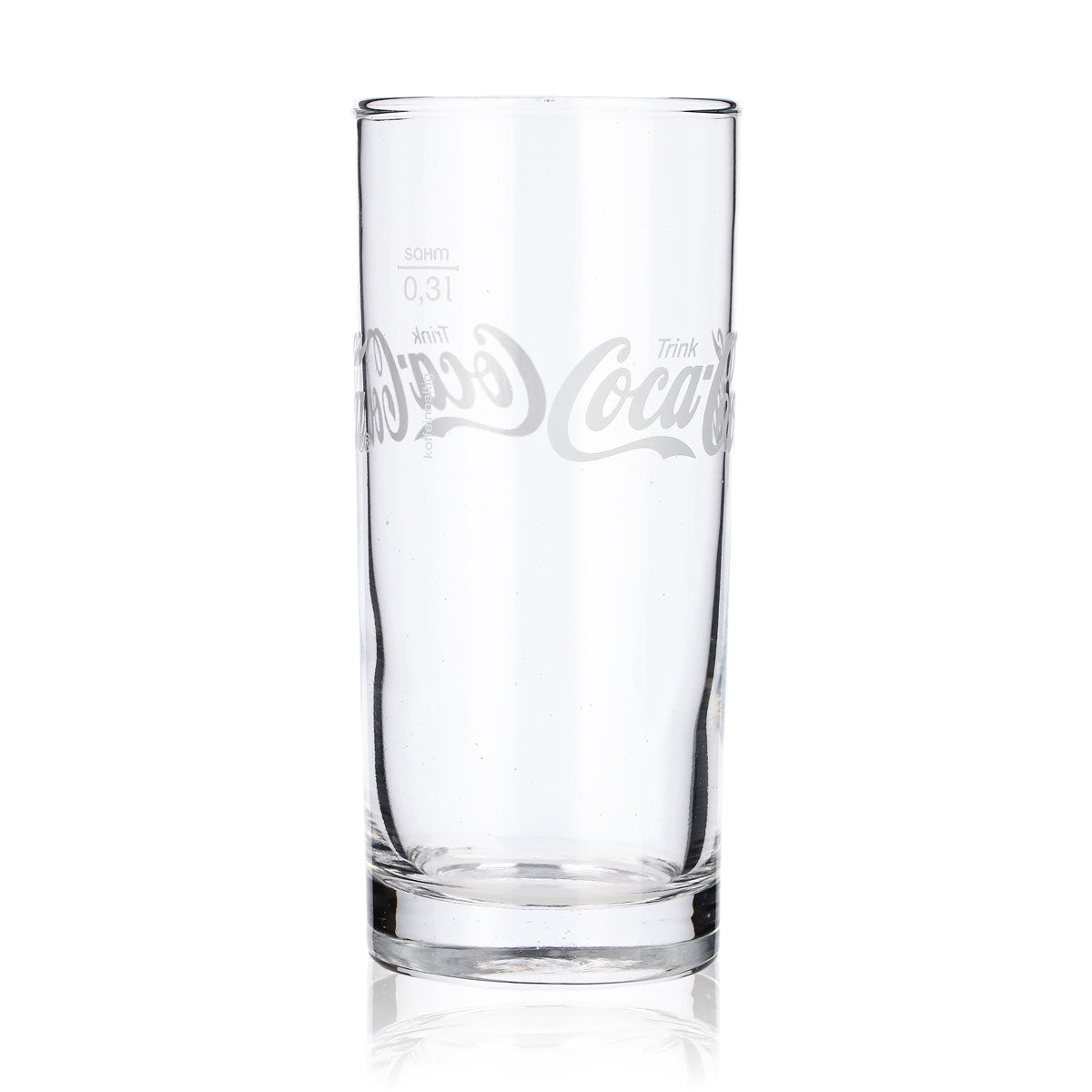 12 verres à long drink Coca Cola 0,3 l avec inscription horizontale Sahm – Vue 2