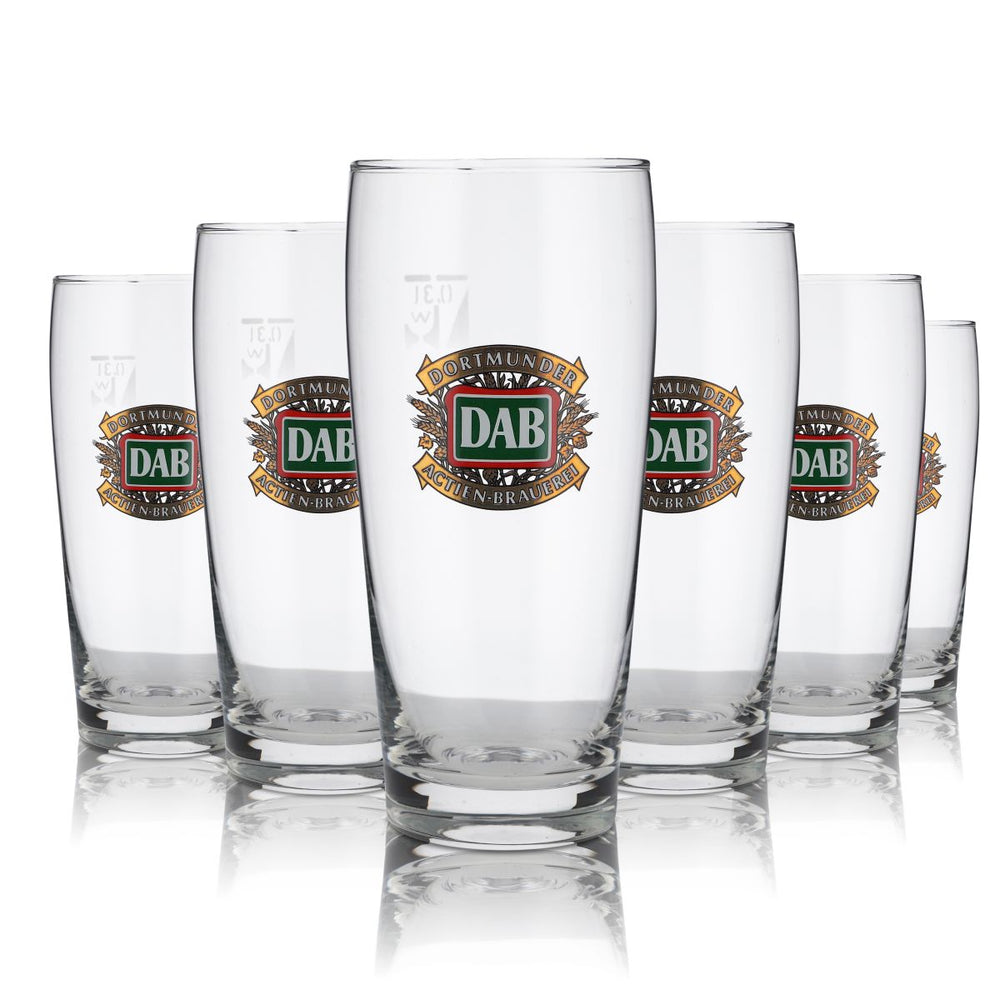 12x DAB verre 0,3l Willi gobelet barre de bière verres set Dortmunder Aktien Brauerei