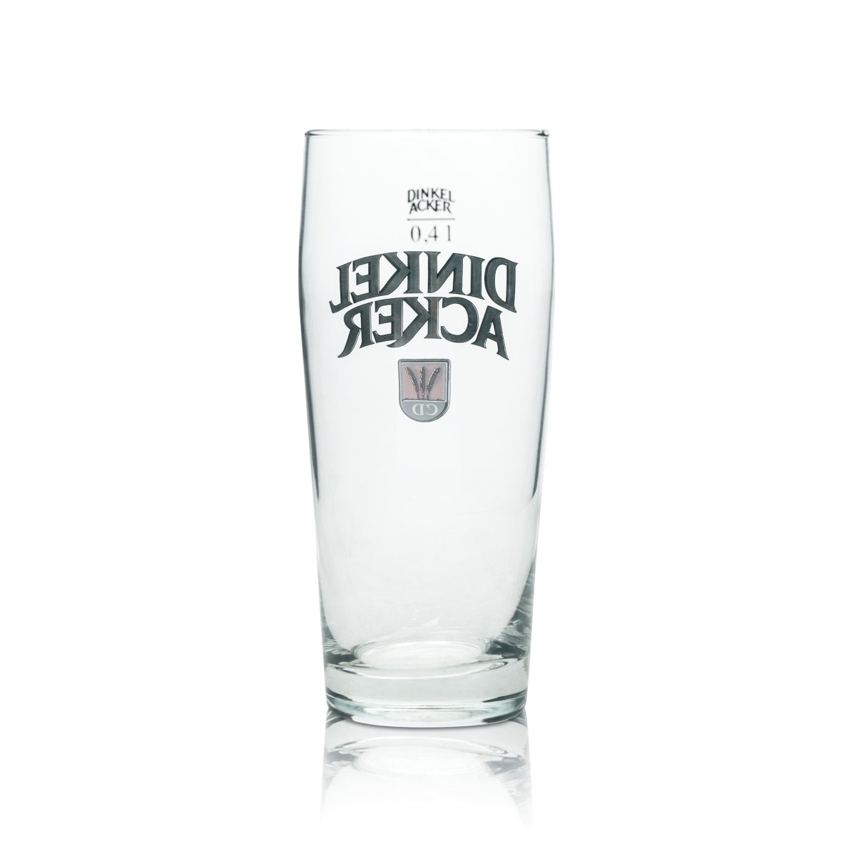 12 verres à bière en verre 0,4 l « Dinkel Acker » Sahm Willi Pils Export Stuttgart – Vue 3