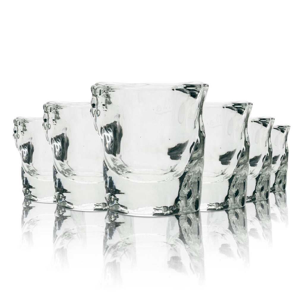 12 verres à liqueur Fernet Branca 2 cl avec relief