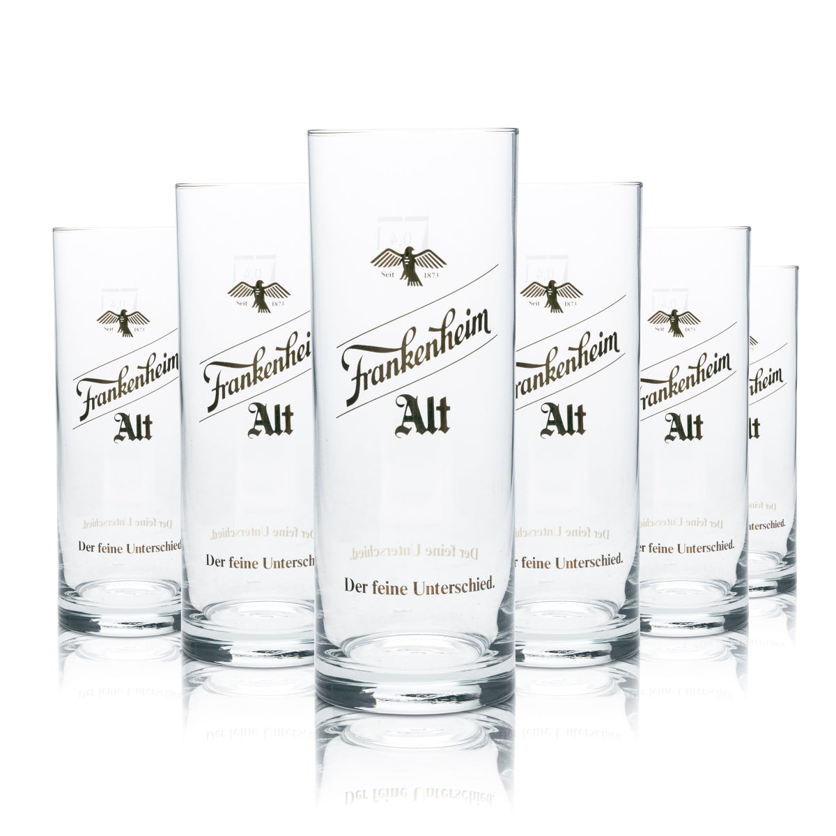 12 verres à bière Frankenheim 0,4 l Alt Stange Gobelets Verres Brasserie Gastronomie Artisanat