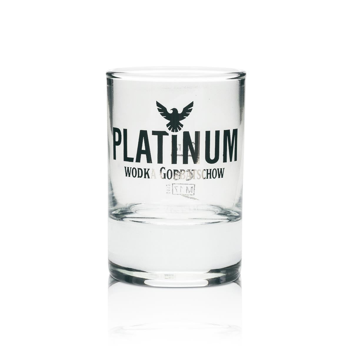 12 verres à shot en verre Gorbatschow Vodka Platinum 2 cl – Vue 2