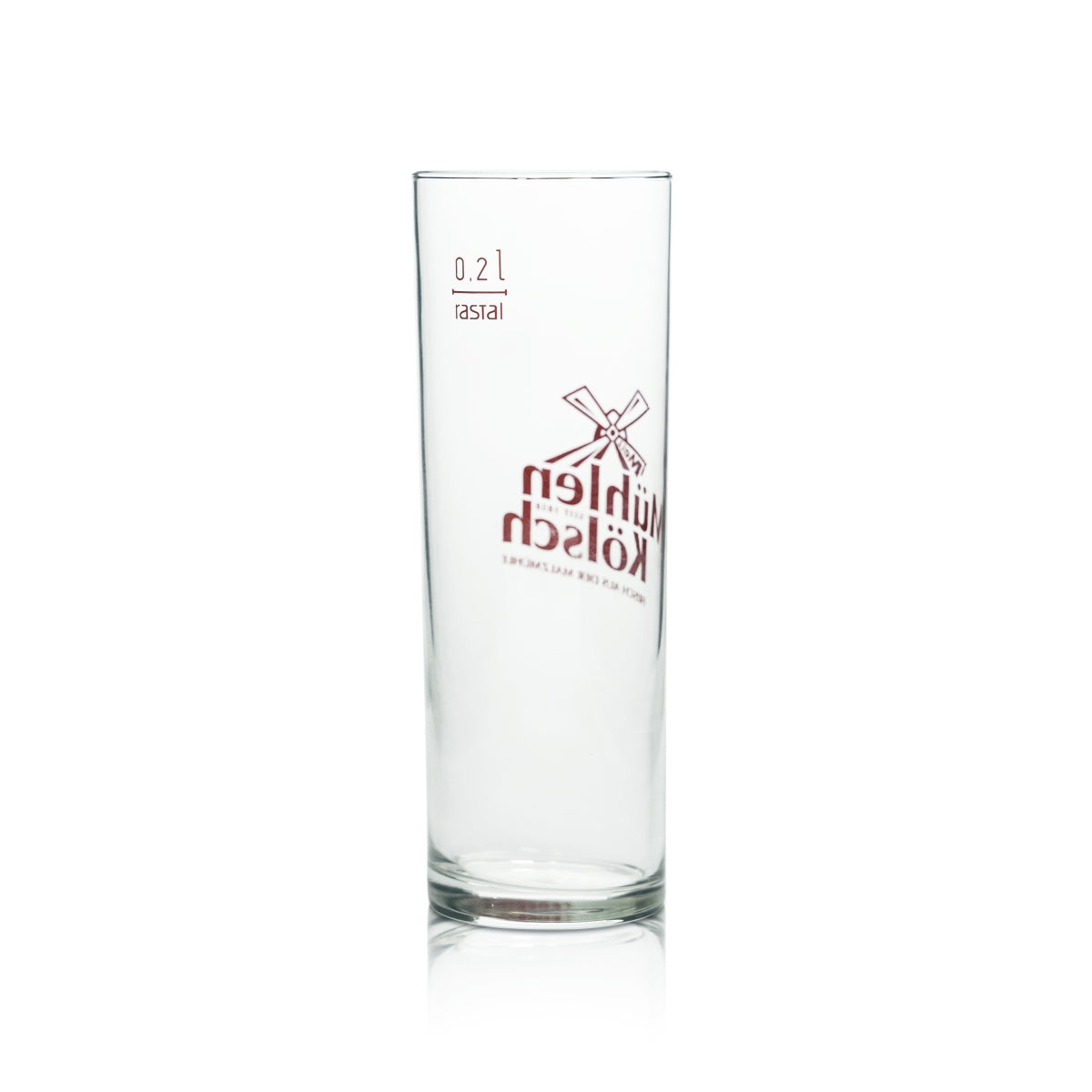 12 verres à bière Kölsch Mühlen 0,2 l, verres à pied, Cologne, Malzmühle Beer Bar – Vue 3