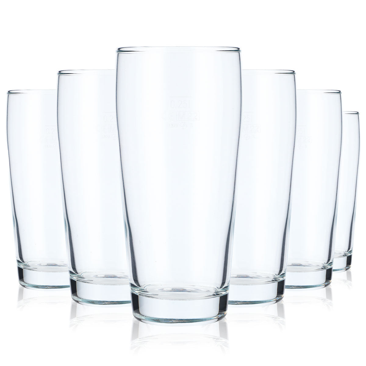 12 verres Pasabahce 0,25 l Verres Willi Verres de fête Blanco – Vue 5
