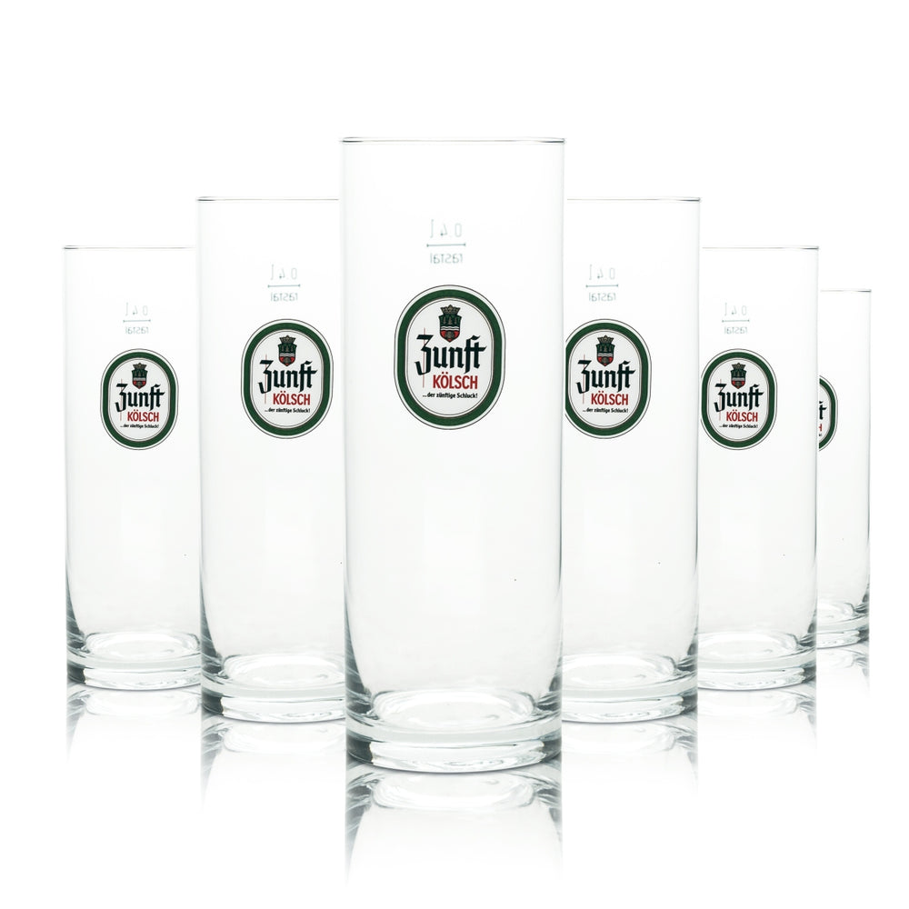 12 verres à bière 0,4 l Kölsch Stange Becher Rastal Gläser Pils Cologne Beer Bar