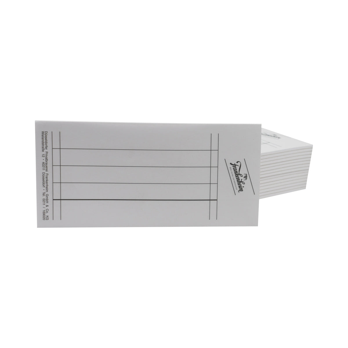 16x Frankenheim Bier Skatblock 5 colonnes Tableau Jeux de cartes Compter Échelle Beer – Vue 3