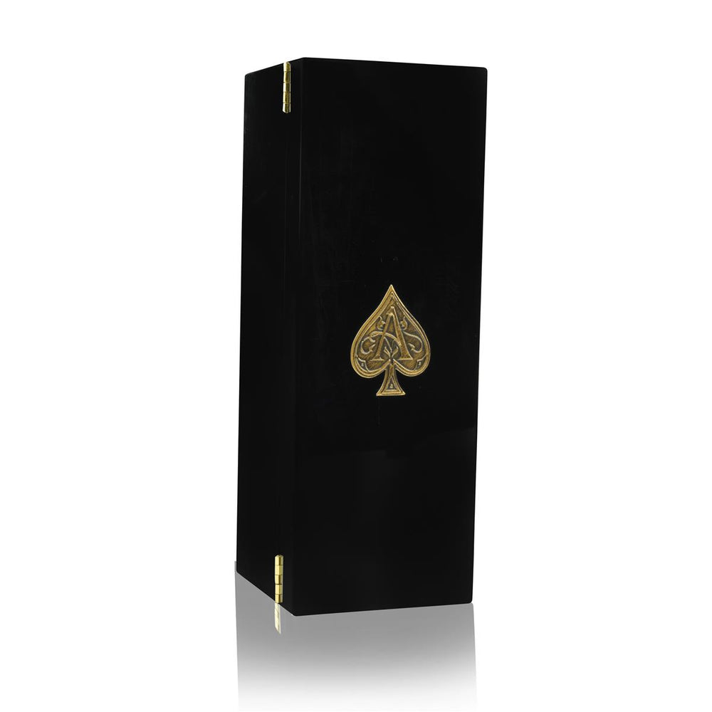1 coffret à champagne Armand de Brignac doré, finition laquée piano