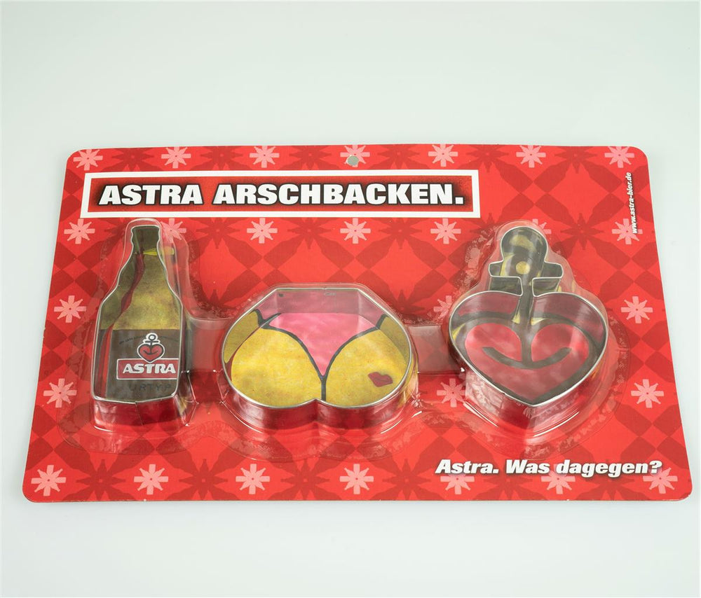 1x Astra Emporte-pièce à biscuits « fesses » lot de 3