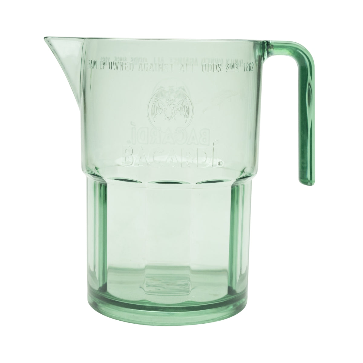 1x carafe en plastique pour rhum Bacardi avec anse – Vue 2