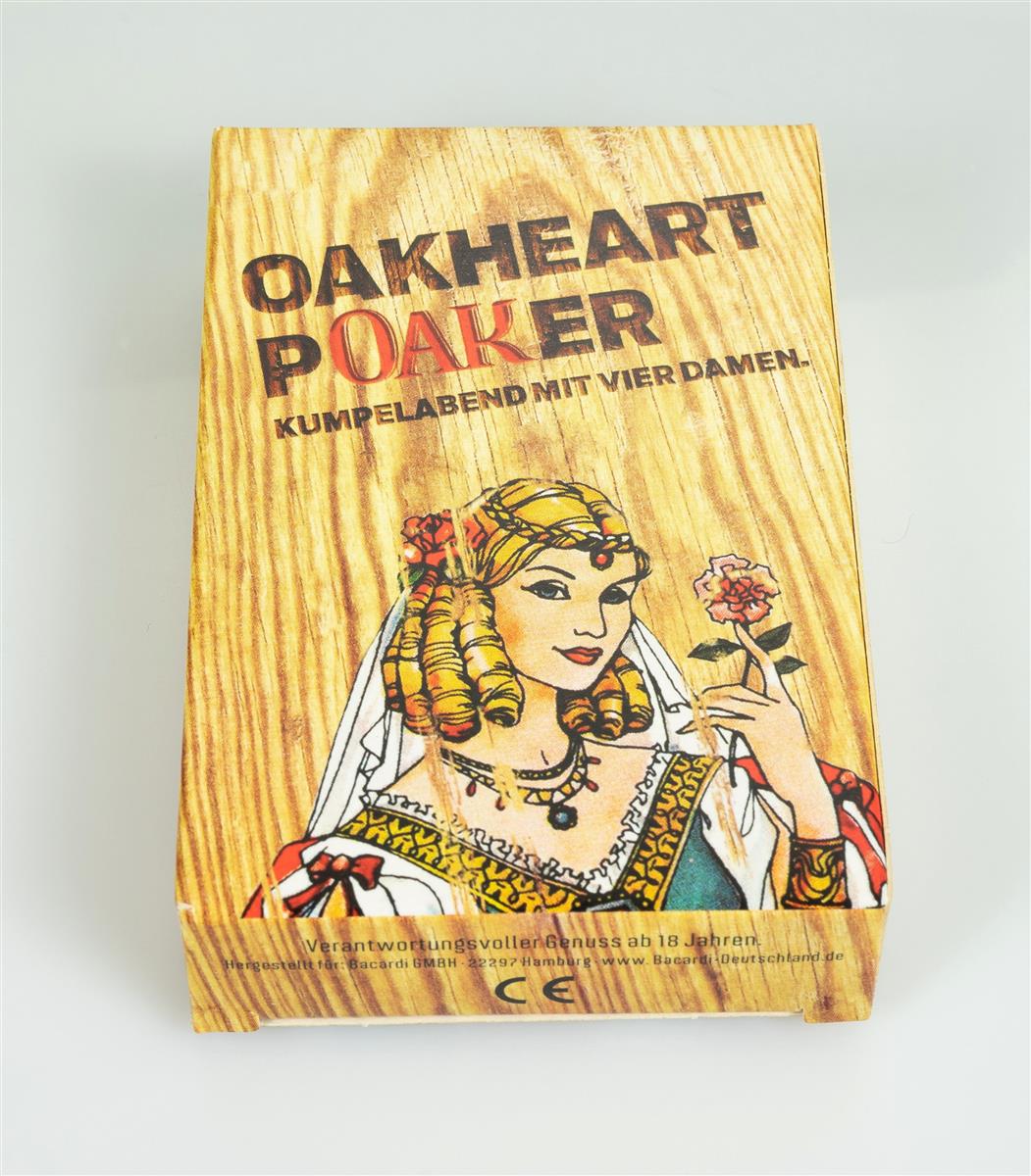 1 jeu de cartes Bacardi Rum Oakheart