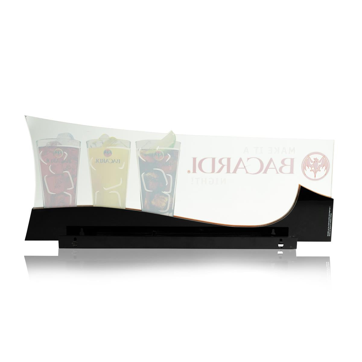 1x enseigne lumineuse Bacardi Rum Cocktail Bacardi Night – Vue 4