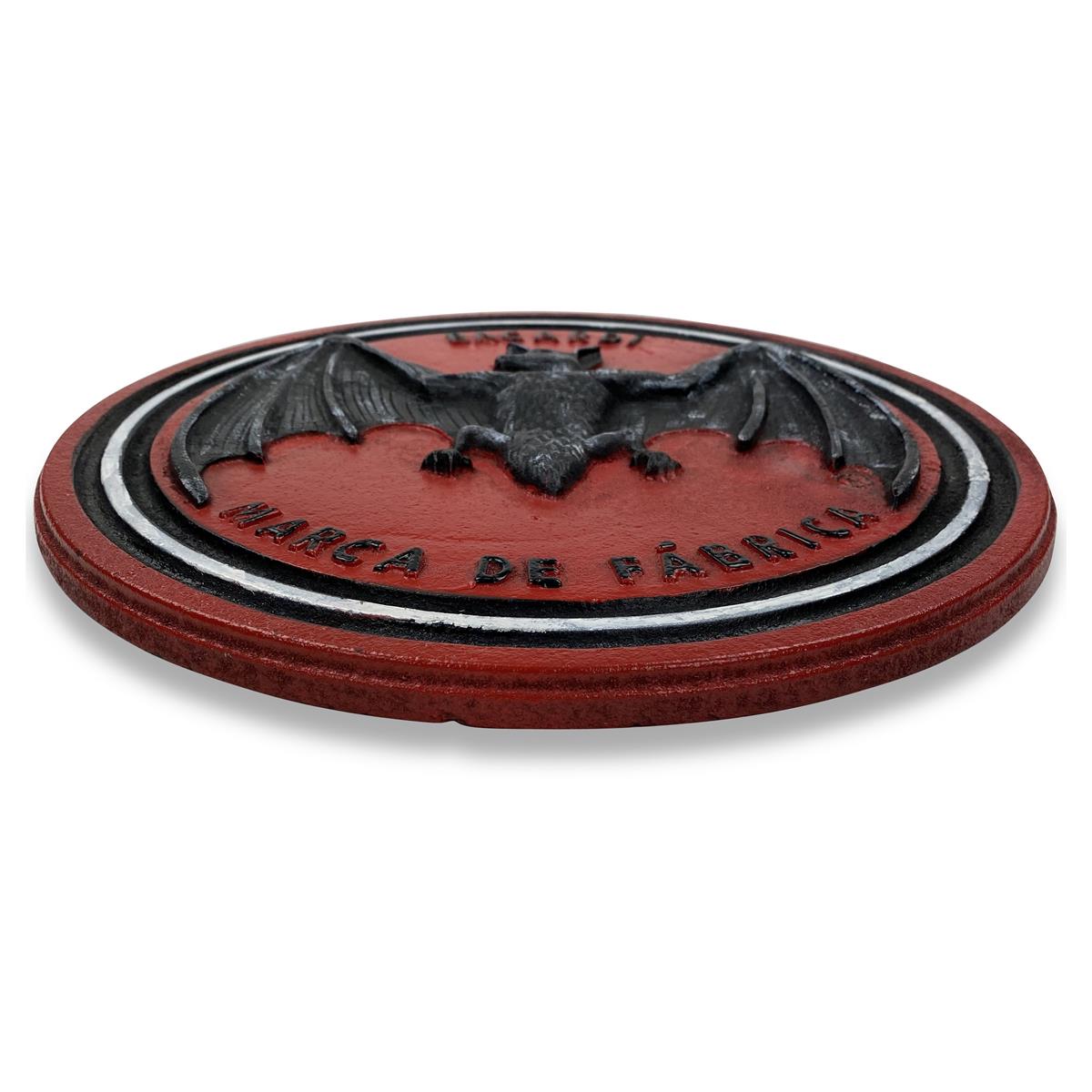 1x Bacardi Rum Schild fonte rouge noir 31 x 31 – Vue 2